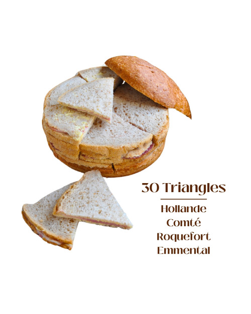PETIT PAIN SURPRISE FROMAGE - 30 Triangles
